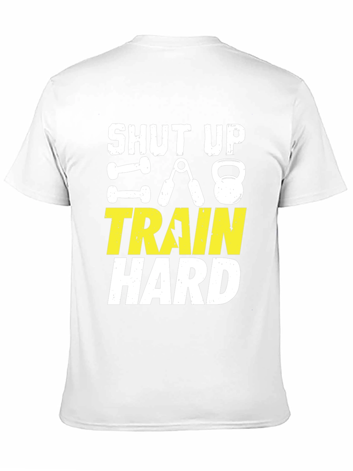 Shut Up Train Hard Black Graphic Tee