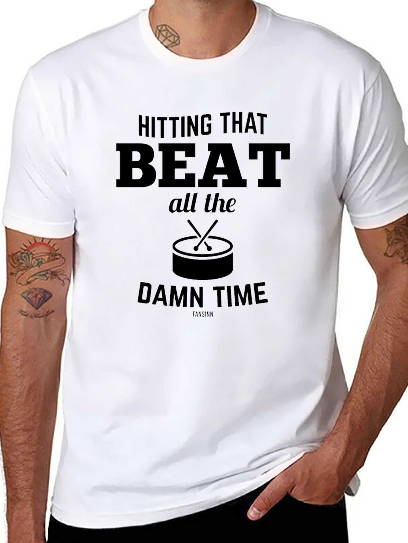 Hitting That Beat Drummer T-Shirt