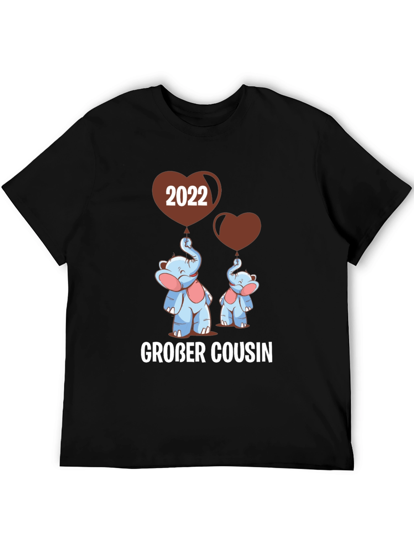 Großer Cousin T-Shirt - Matching Elephant Family Tee