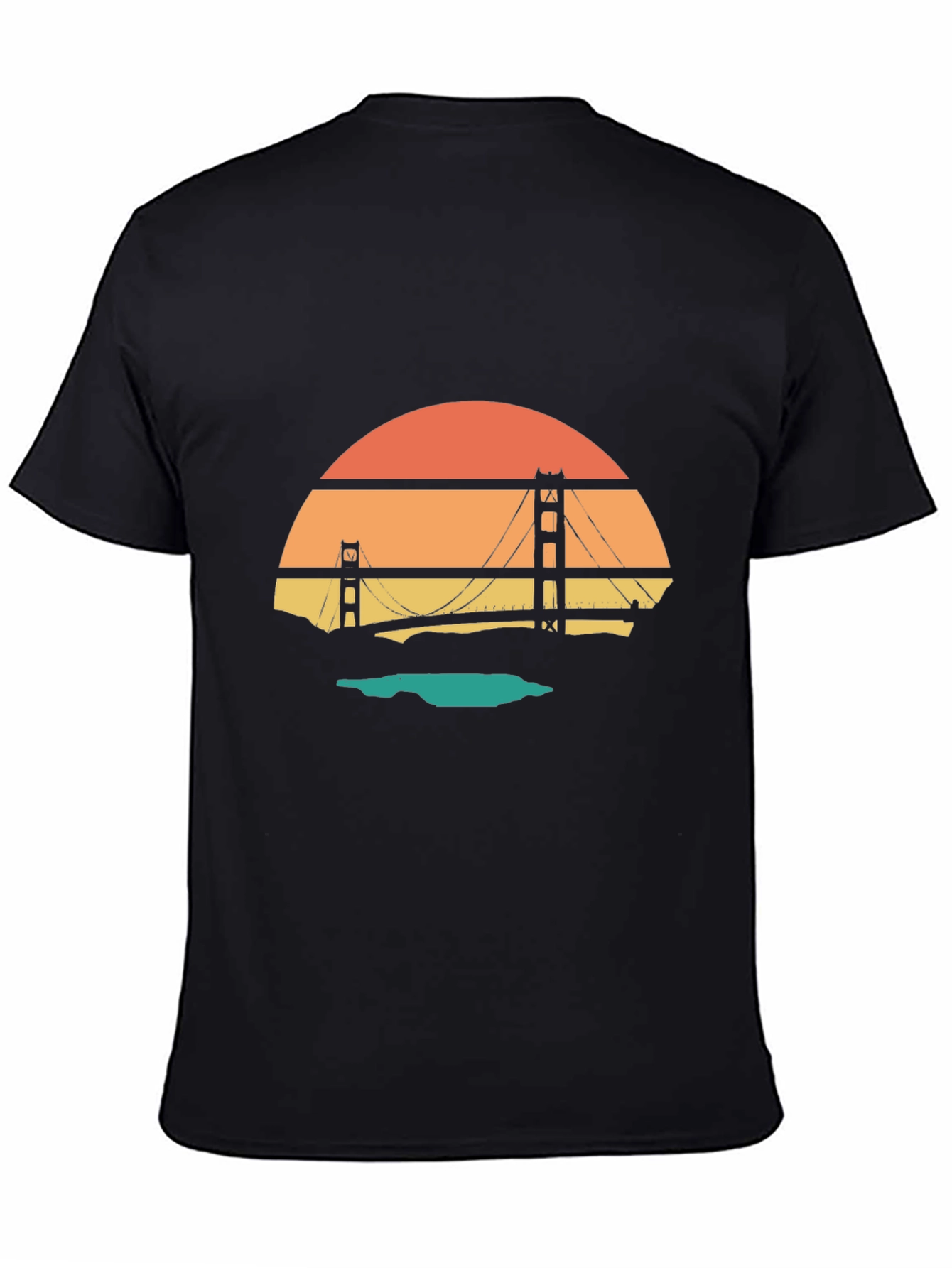 Golden Gate Bridge Retro Graphic Tee