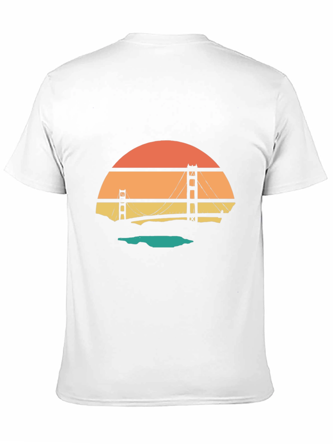 Golden Gate Bridge Retro Graphic Tee
