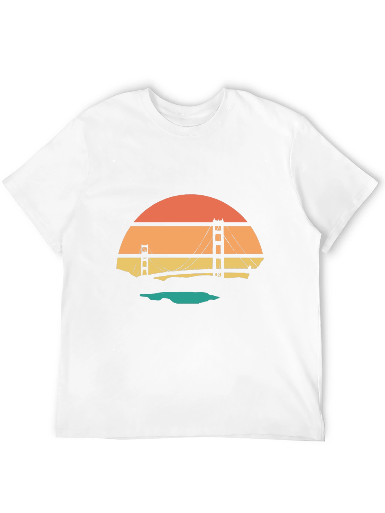 Golden Gate Bridge Retro Graphic Tee