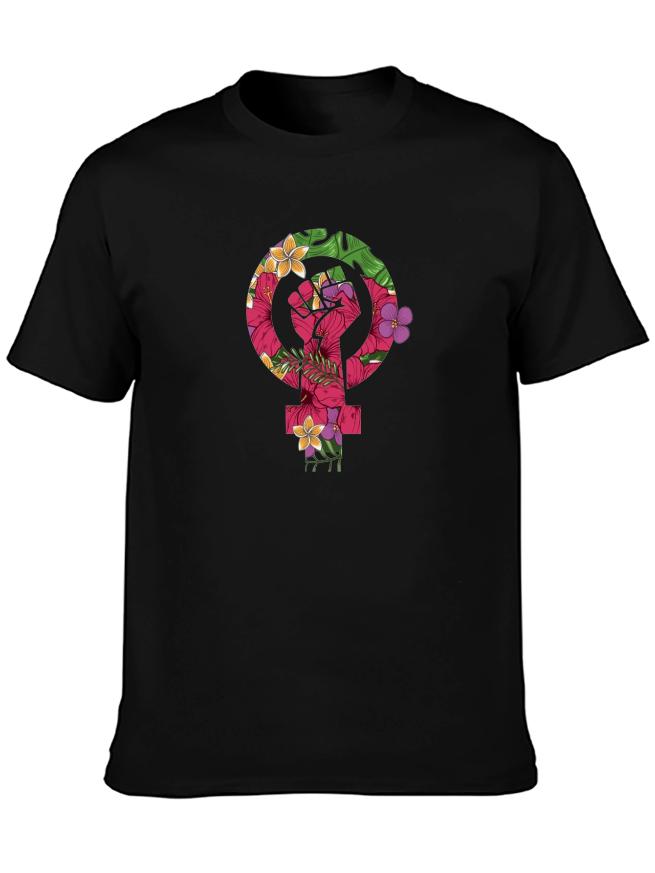 Feminist Floral Fist T-Shirt