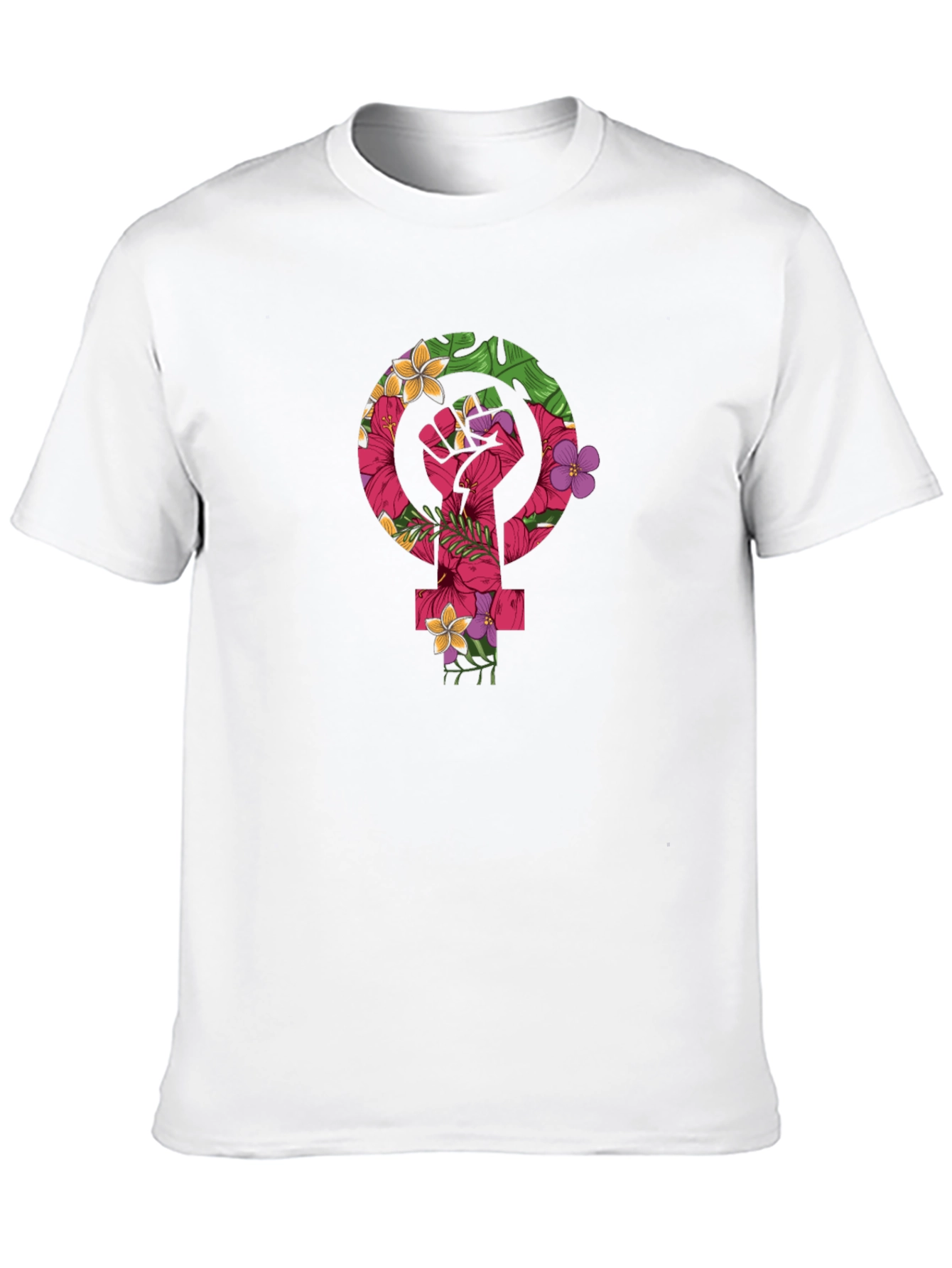 Feminist Floral Fist T-Shirt