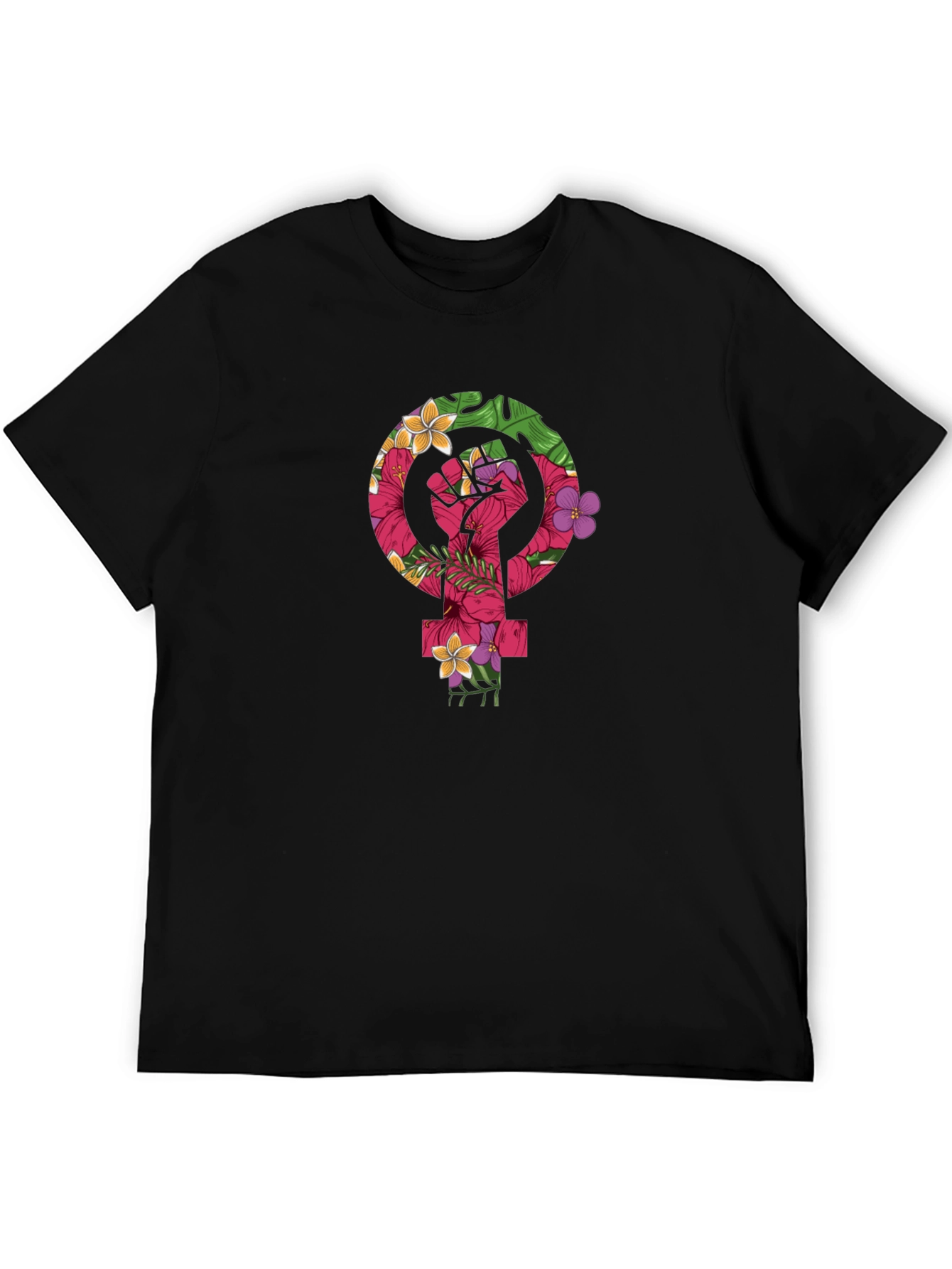 Feminist Floral Fist T-Shirt
