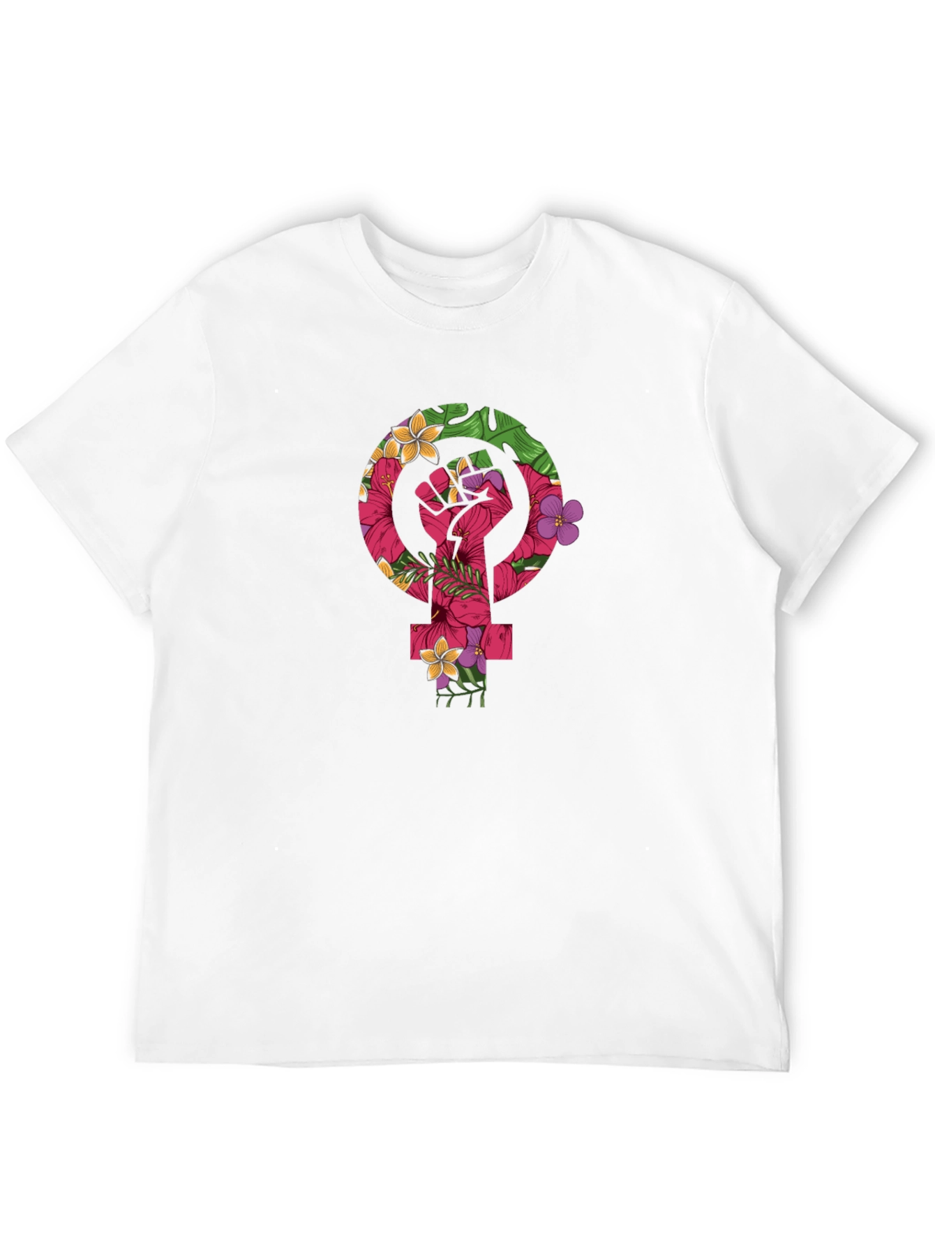 Feminist Floral Fist T-Shirt