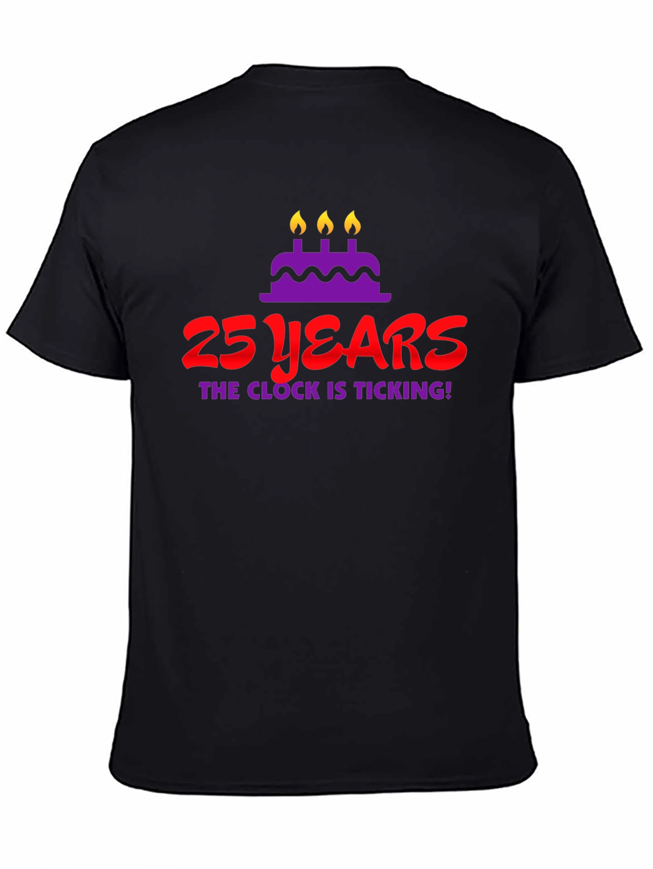 25 Years Birthday T-Shirt - The Clock Is Ticking!
