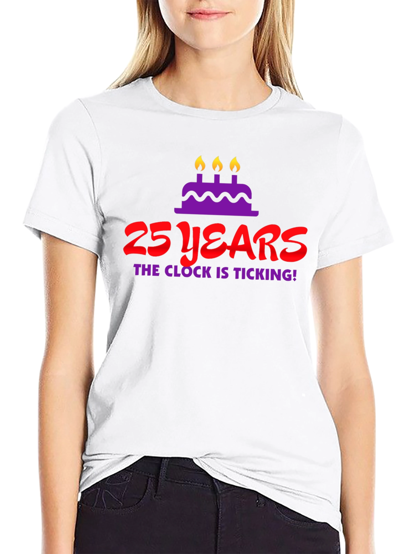 25 Years Birthday T-Shirt - The Clock Is Ticking!