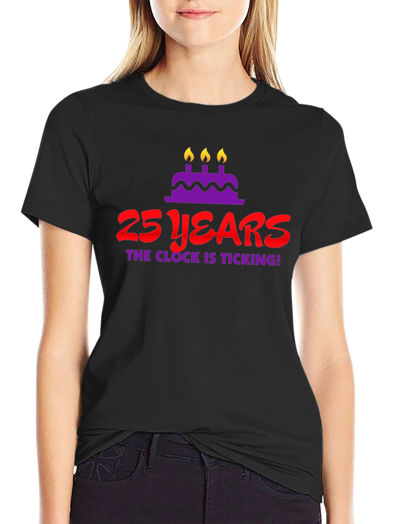 25 Years Birthday T-Shirt - The Clock Is Ticking!