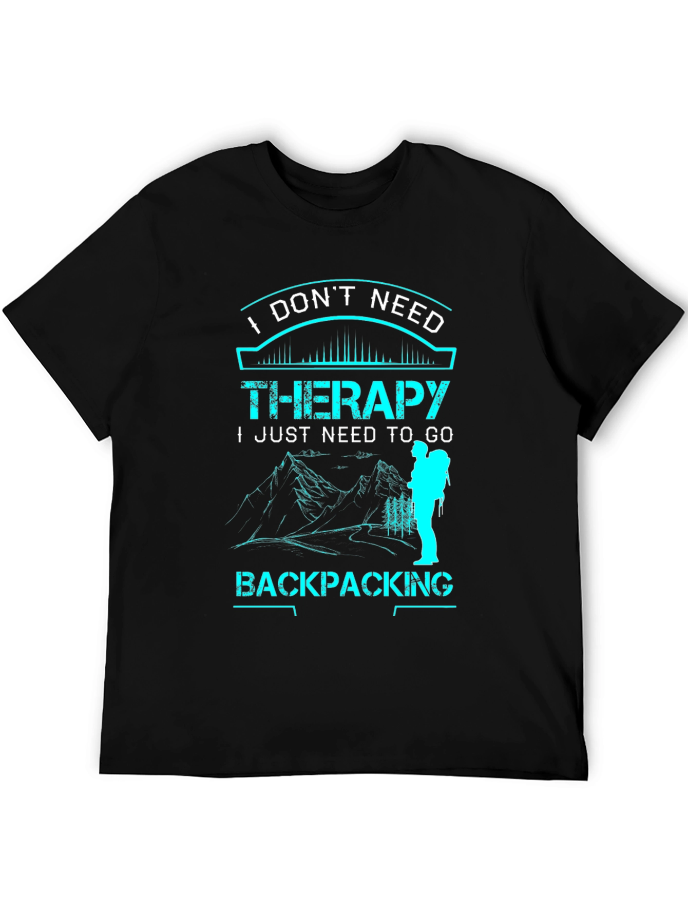 Backpacking Therapy Graphic T-Shirt