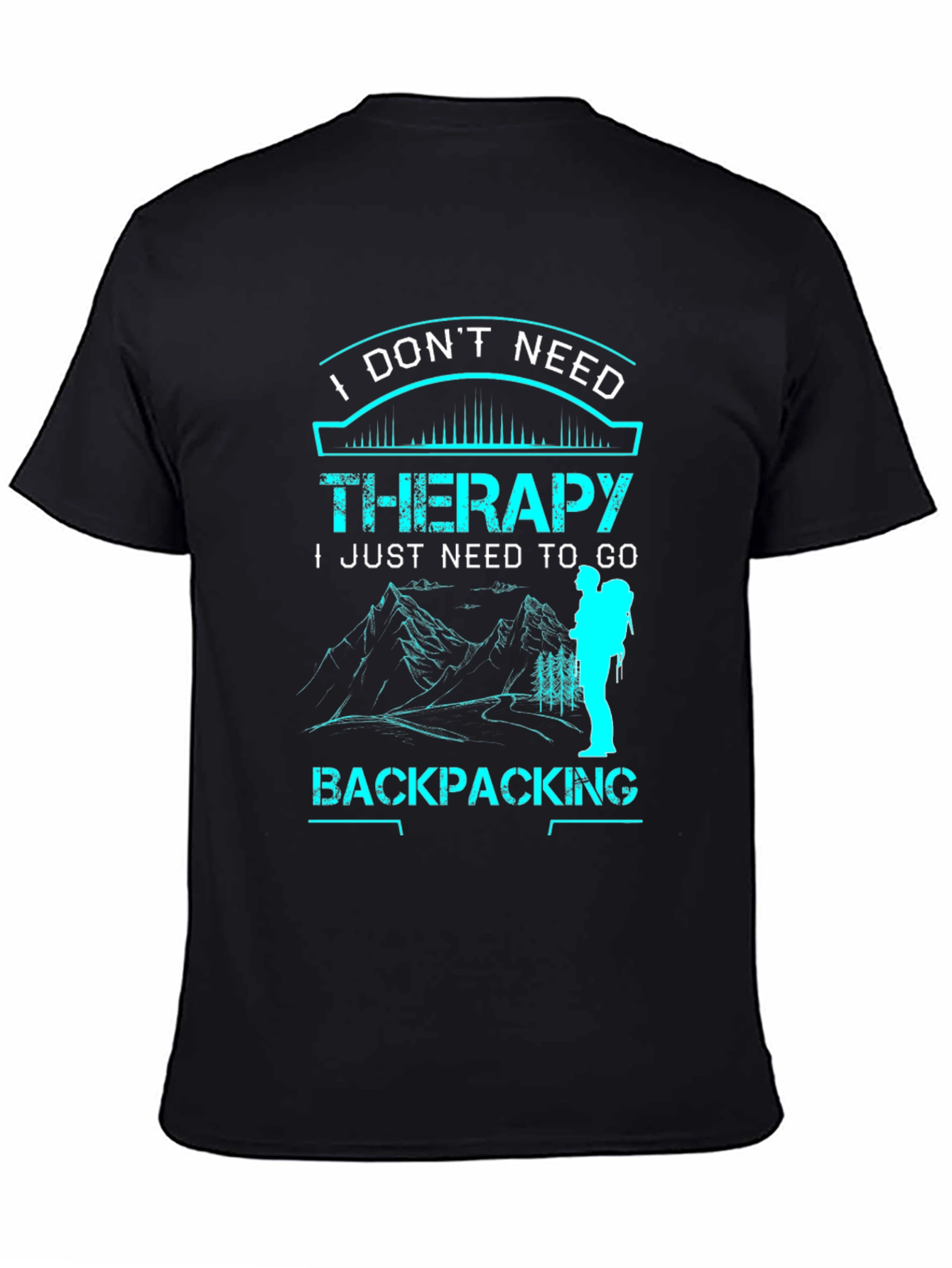 Backpacking Therapy Graphic T-Shirt
