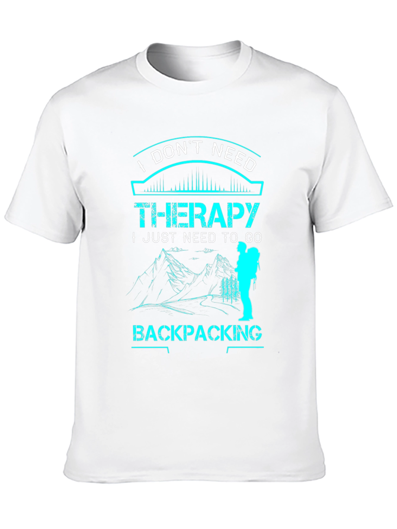 Backpacking Therapy Graphic T-Shirt