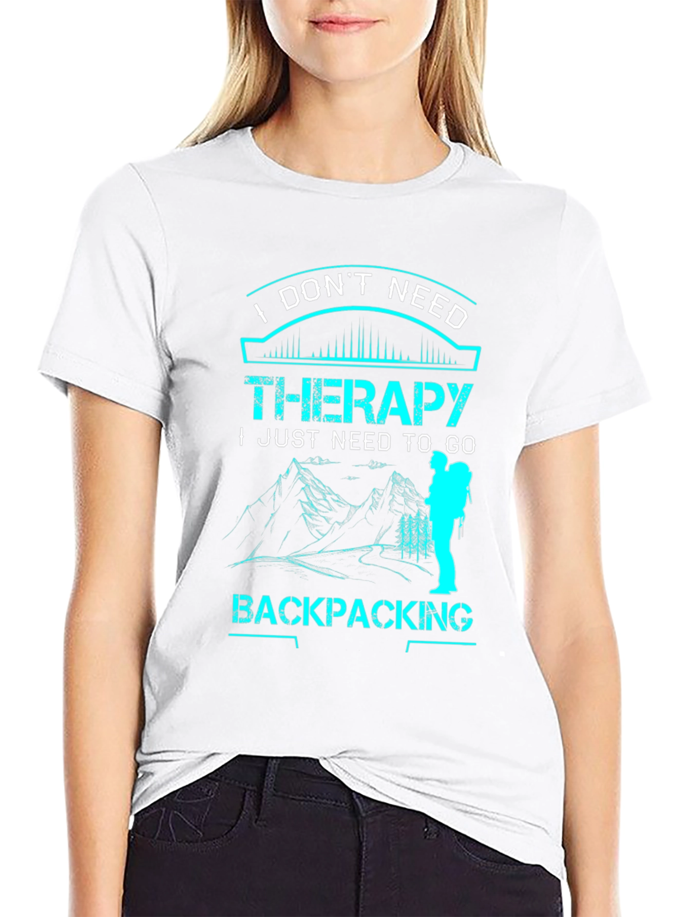 Backpacking Therapy Graphic T-Shirt