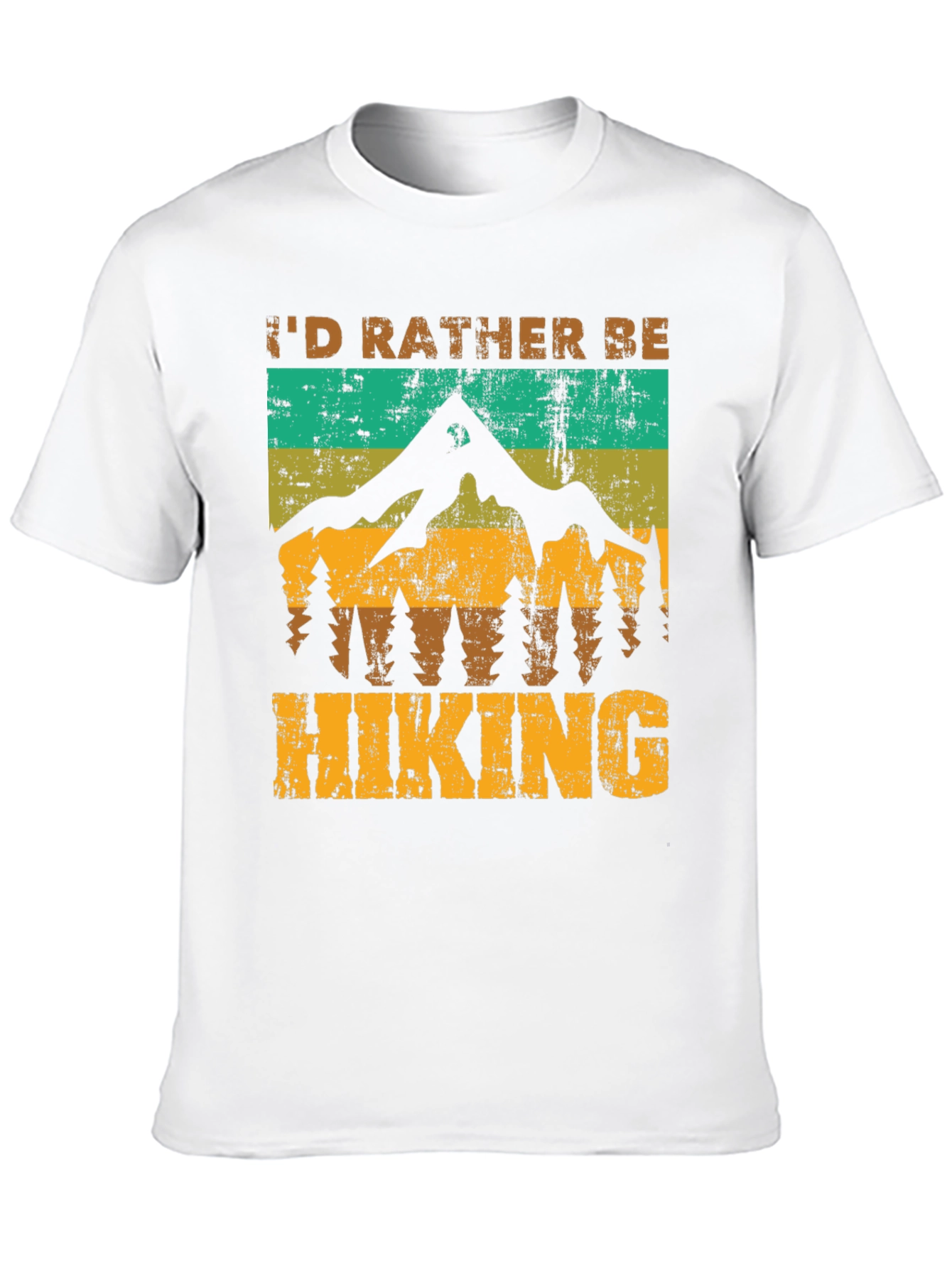 Id Rather Be Hiking T-Shirt - Nature Adventure Tee