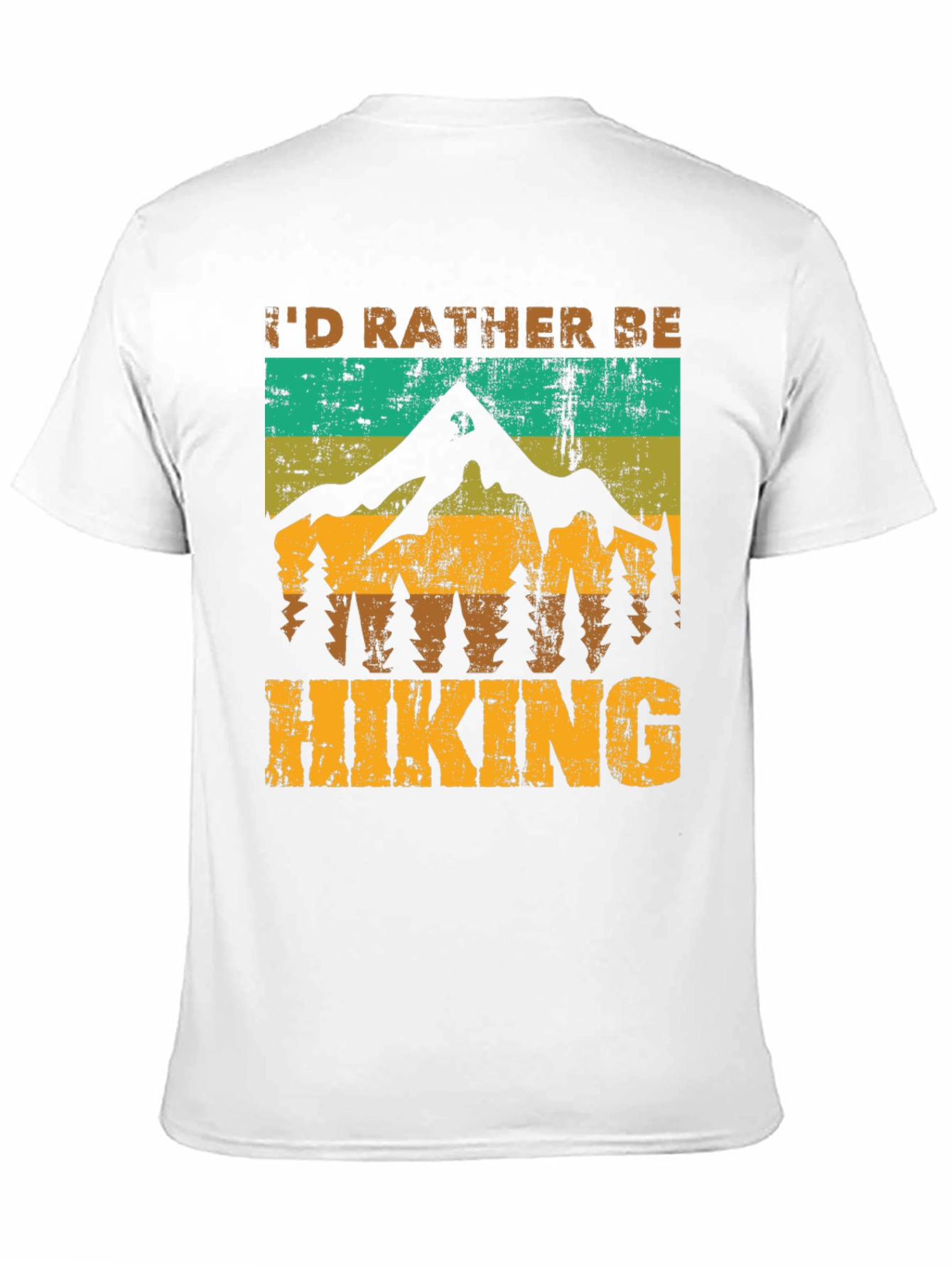 Id Rather Be Hiking T-Shirt - Nature Adventure Tee