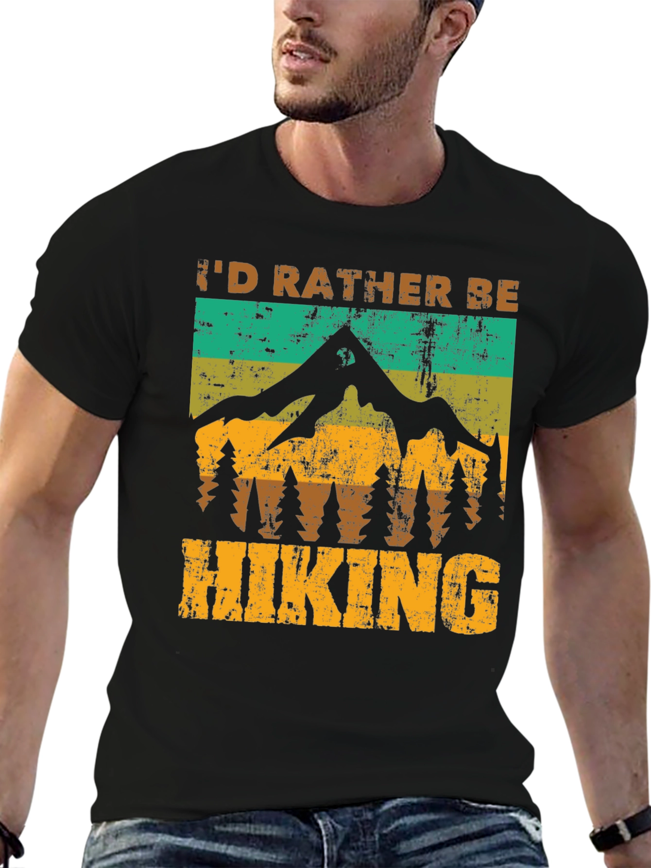 Id Rather Be Hiking T-Shirt - Nature Adventure Tee