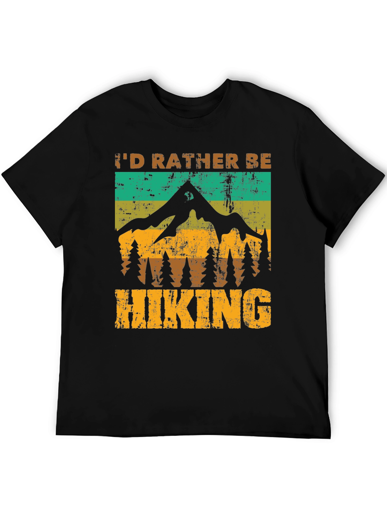 Id Rather Be Hiking T-Shirt - Nature Adventure Tee
