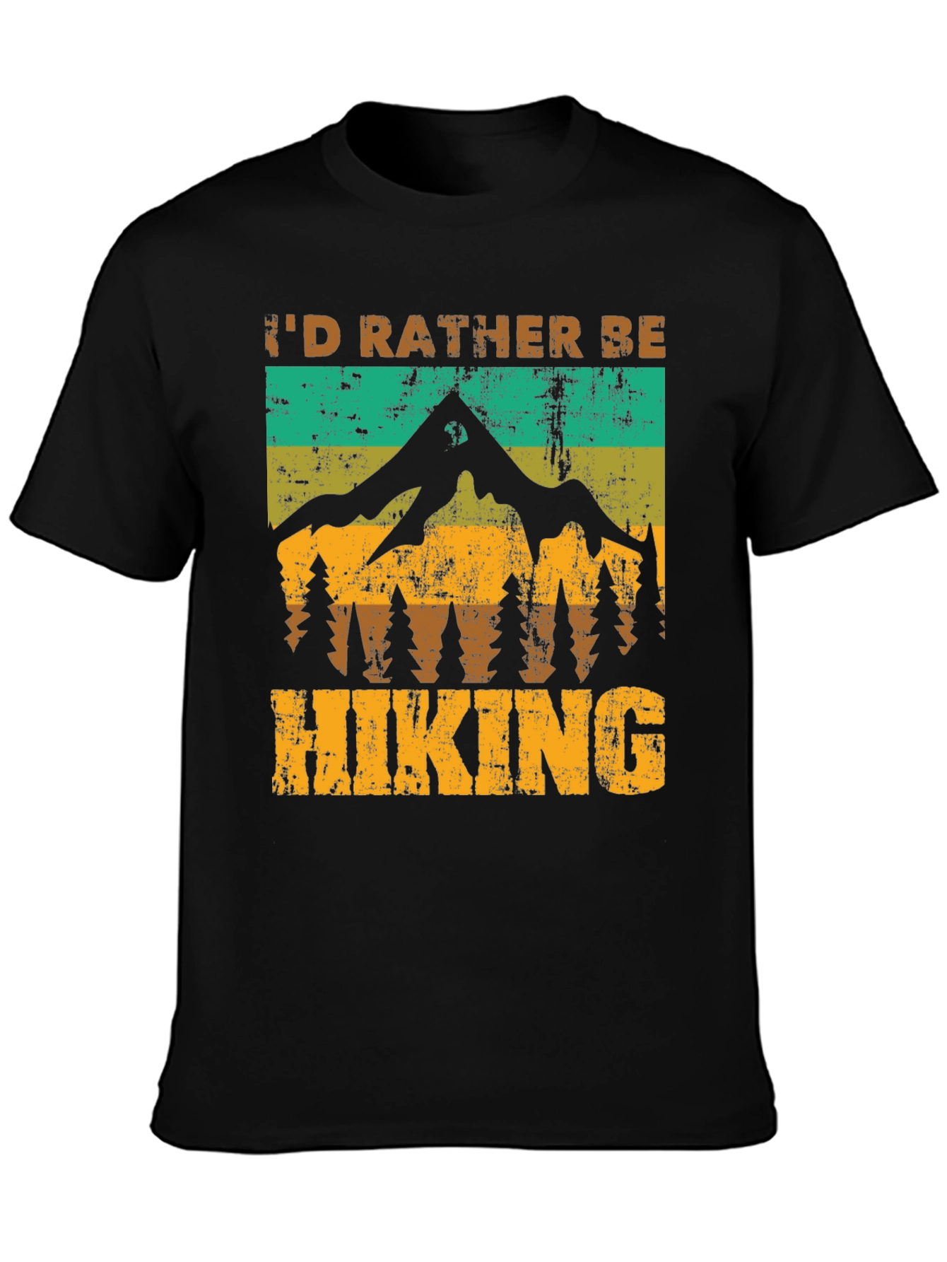 Id Rather Be Hiking T-Shirt - Nature Adventure Tee