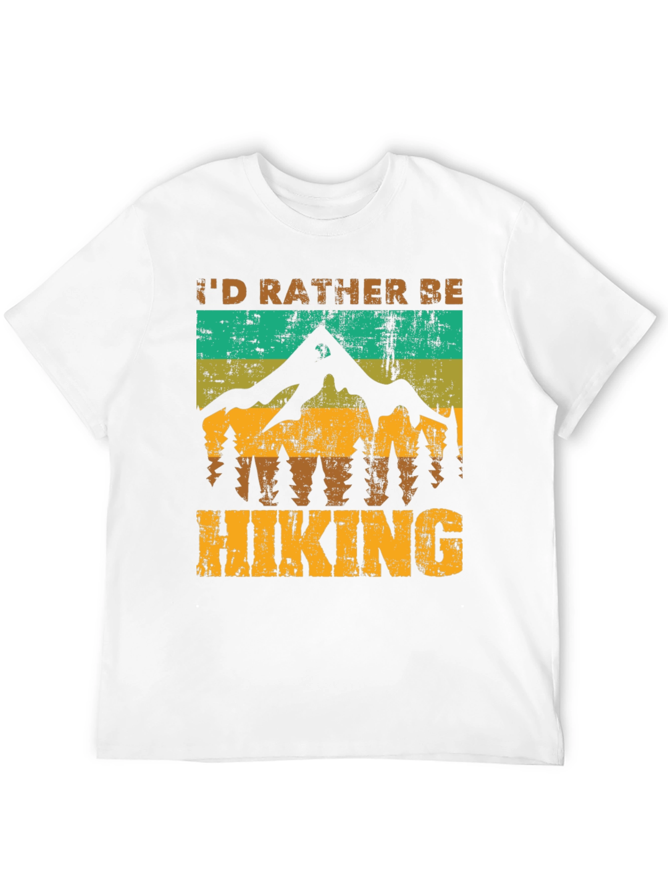 Id Rather Be Hiking T-Shirt - Nature Adventure Tee