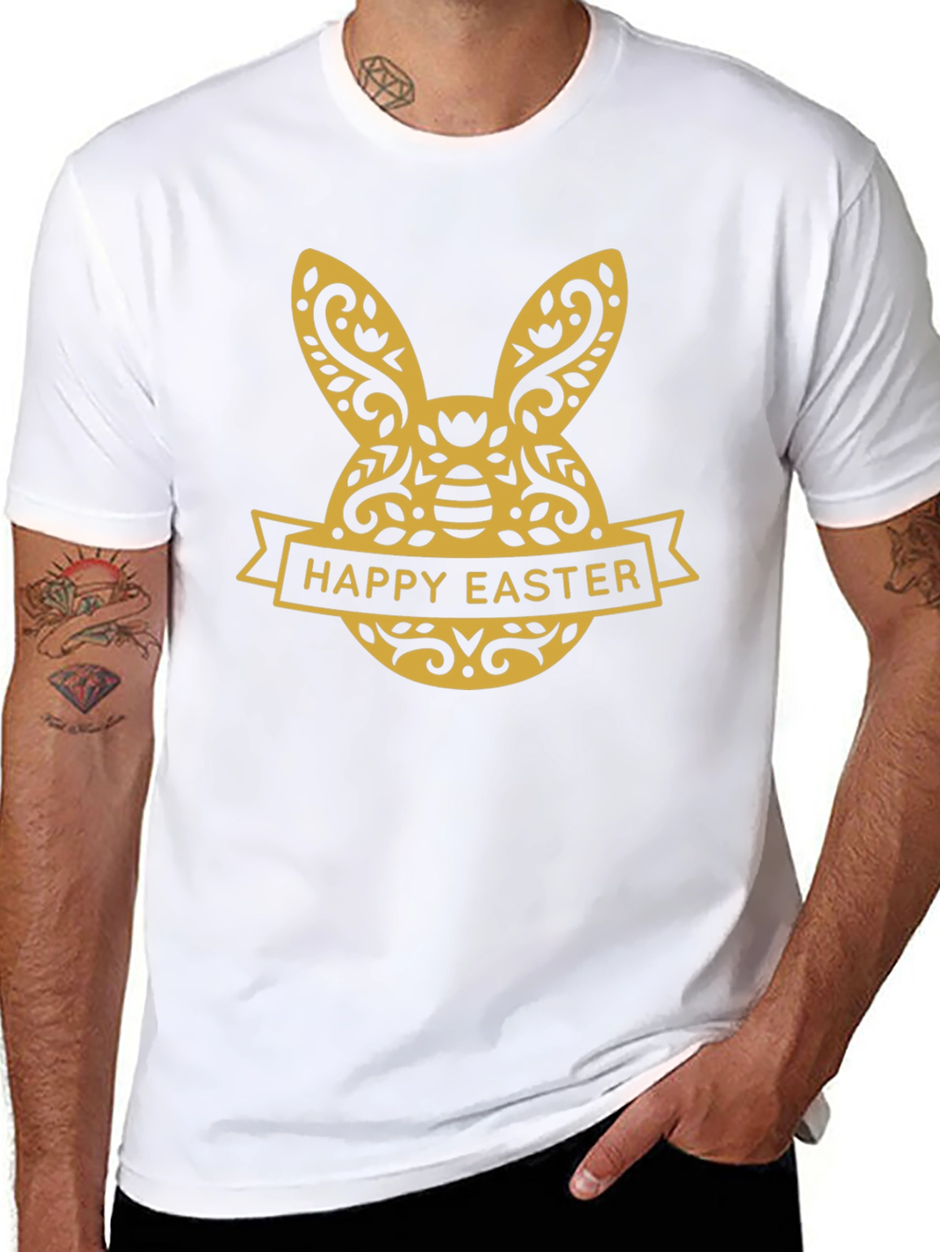 Happy Easter Bunny Graphic T-Shirt