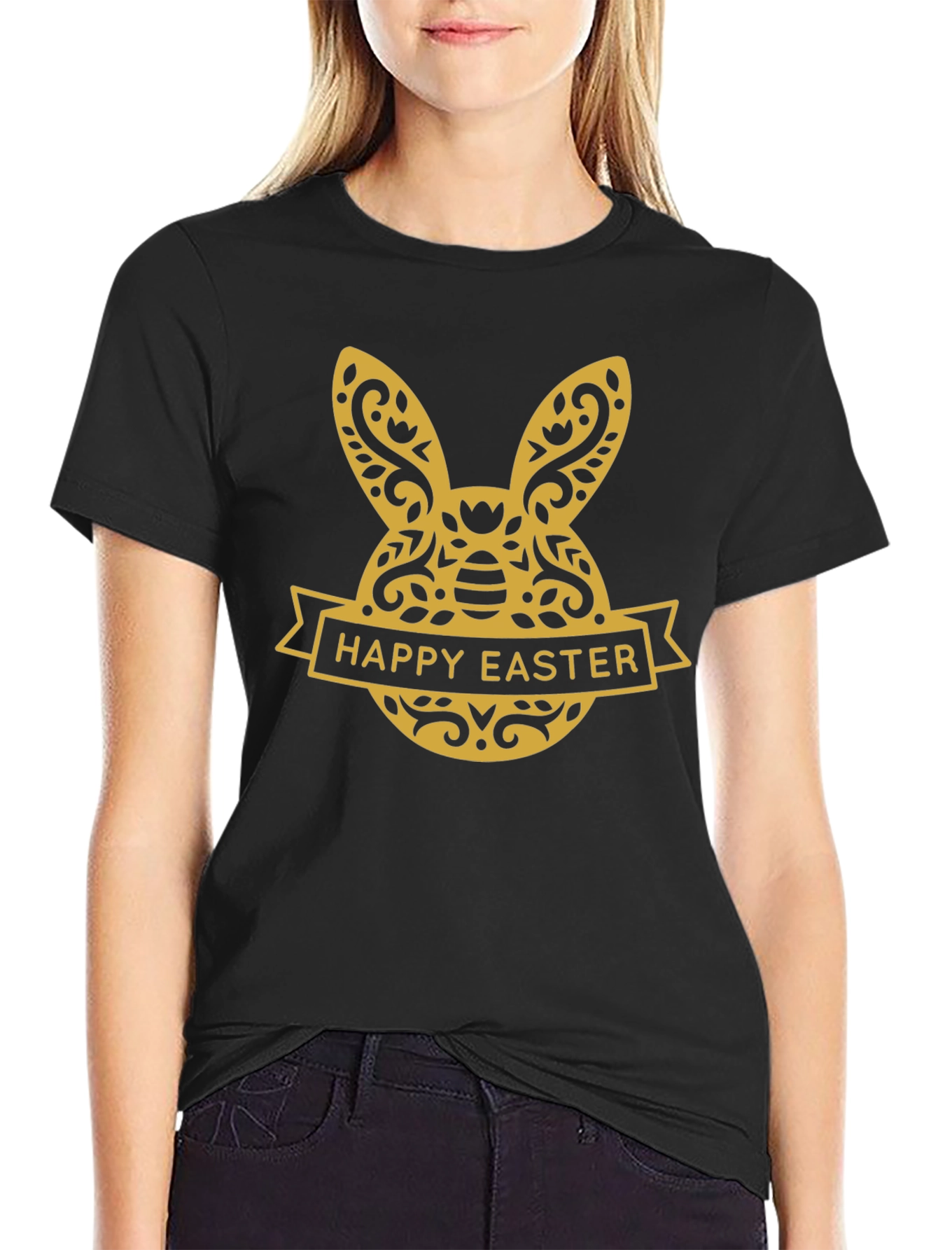 Happy Easter Bunny Graphic T-Shirt