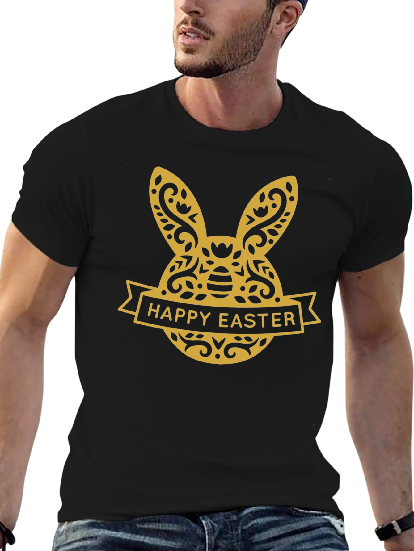 Happy Easter Bunny Graphic T-Shirt