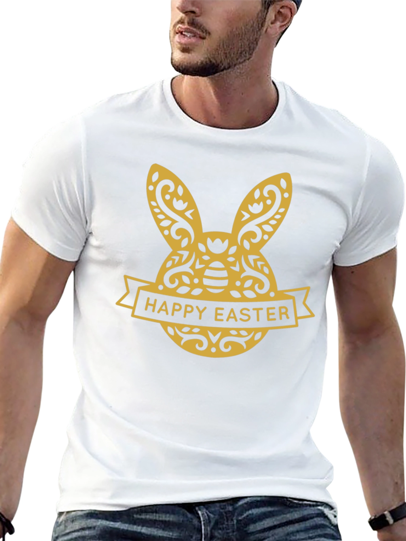 Happy Easter Bunny Graphic T-Shirt