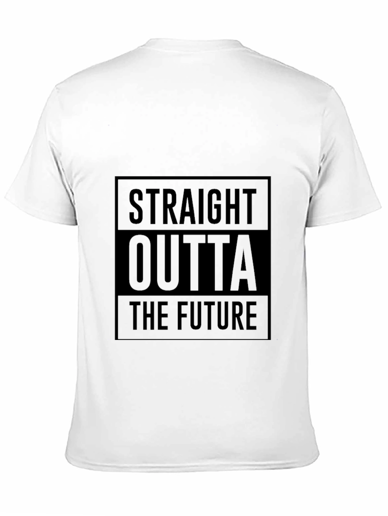 Straight Outta The Future Black T-Shirt