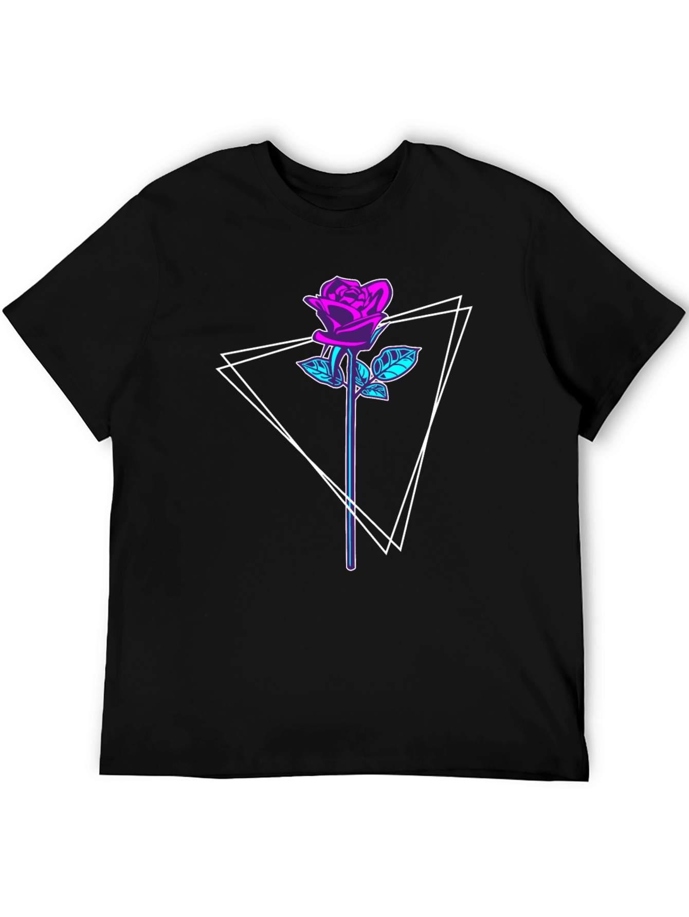 Cyberpunk Rose T-Shirt - Graphic Tee for Men