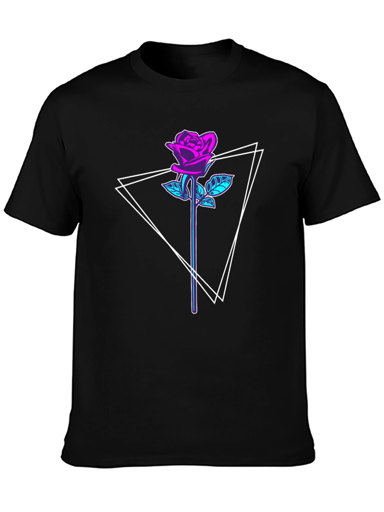 Cyberpunk Rose T-Shirt - Graphic Tee for Men