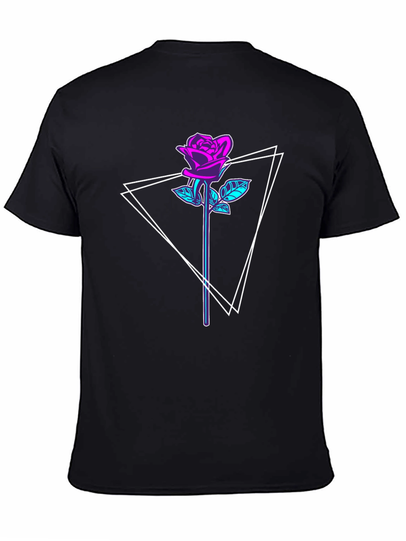 Cyberpunk Rose T-Shirt - Graphic Tee for Men