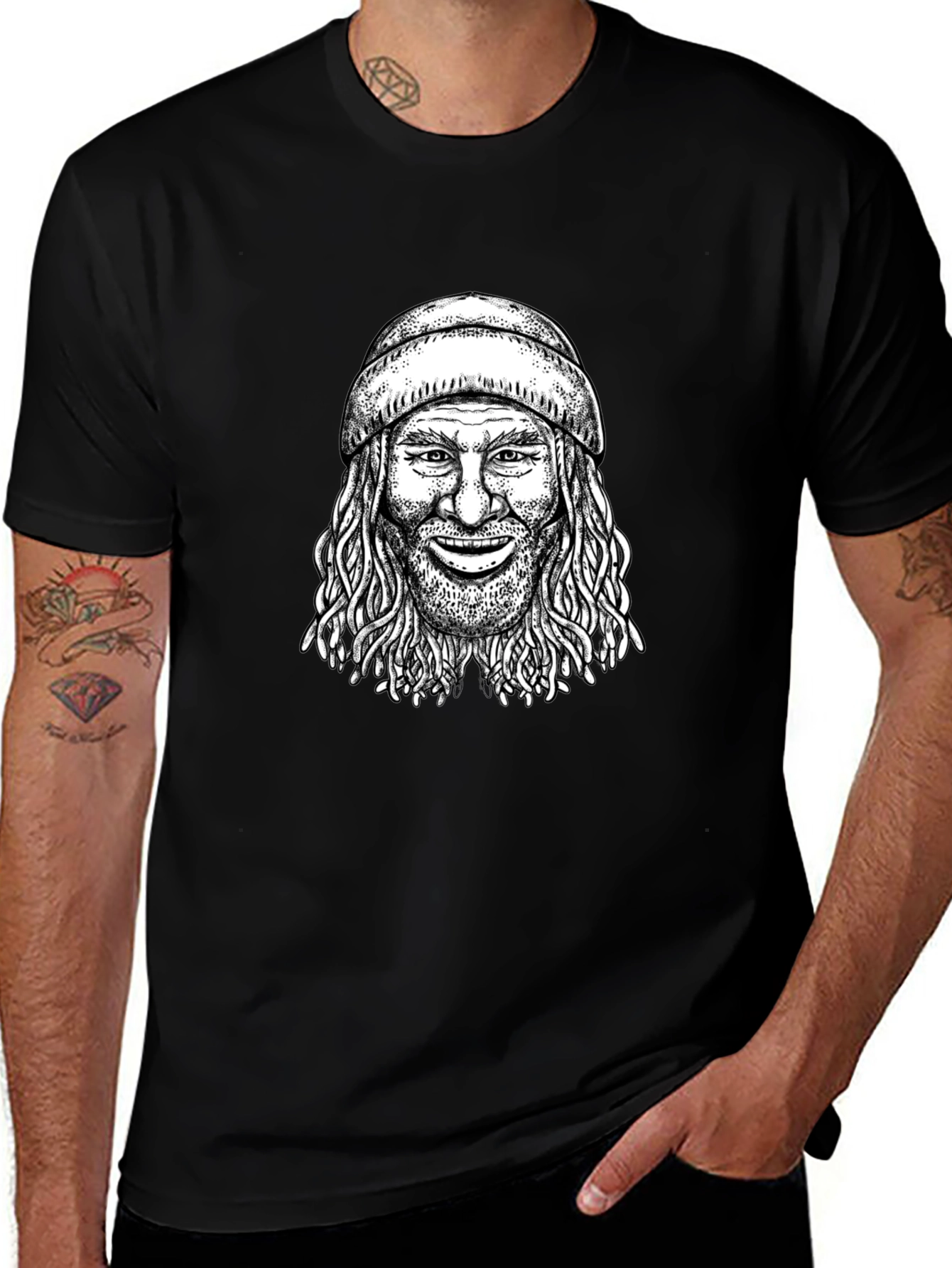 Cool Dude Graphic Tee - Mens Black T-Shirt