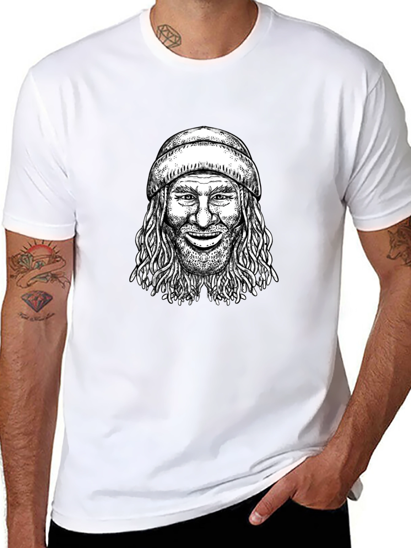 Cool Dude Graphic Tee - Mens Black T-Shirt