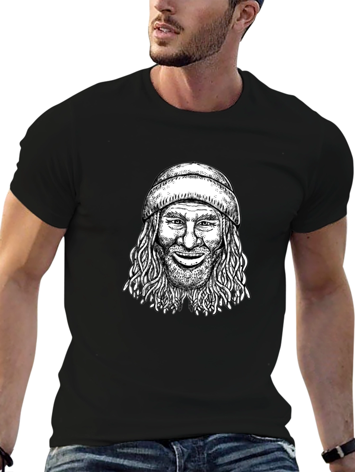 Cool Dude Graphic Tee - Mens Black T-Shirt