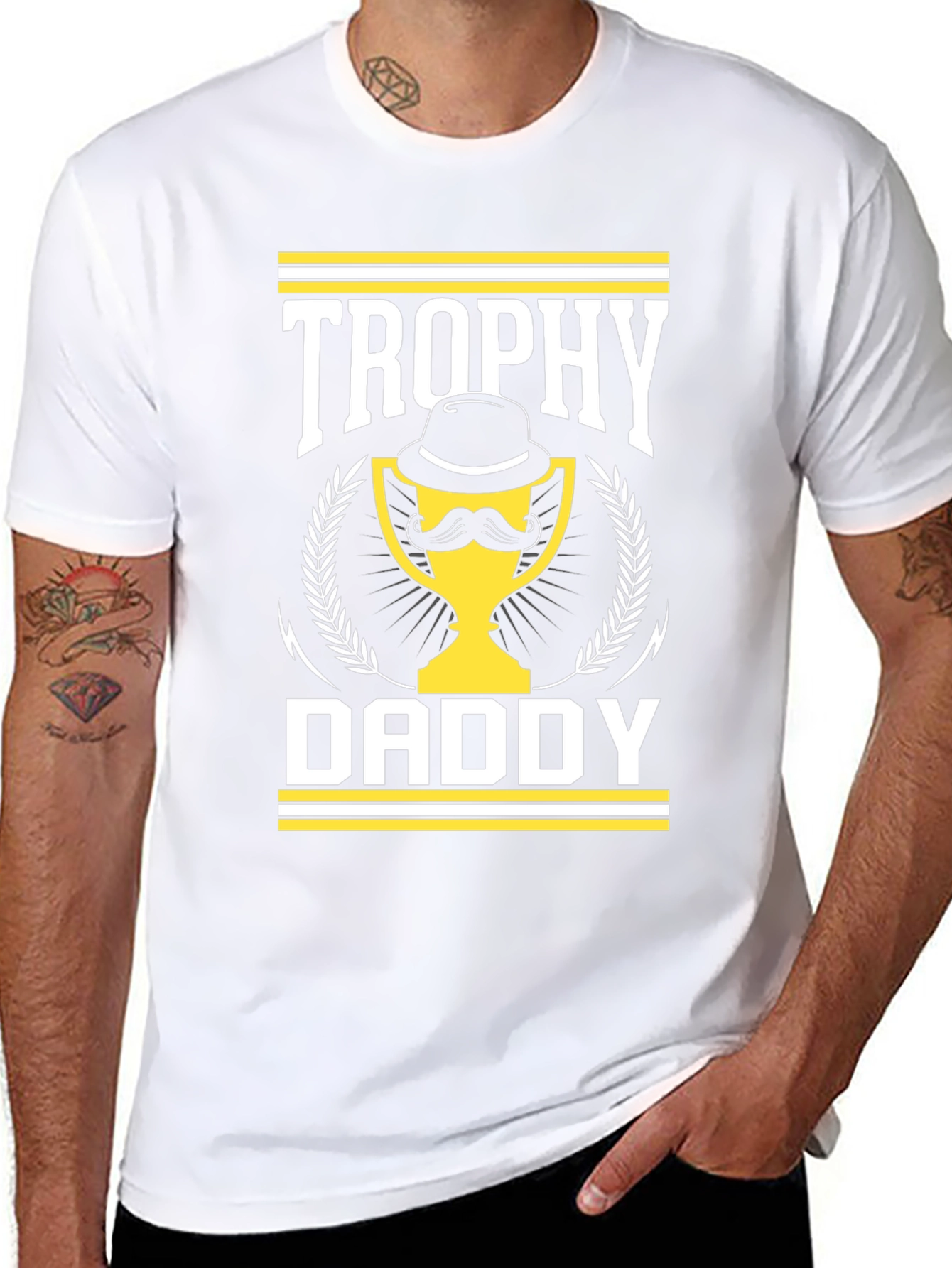 Trophy Daddy Graphic Tee - Fathers Day Gift