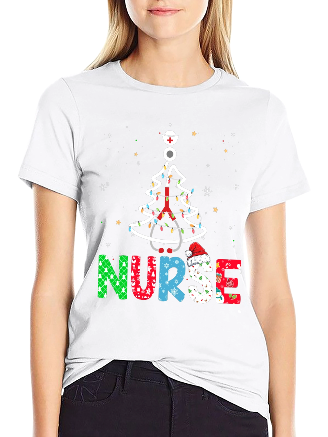 Christmas Nurse T-Shirt Holiday Gift