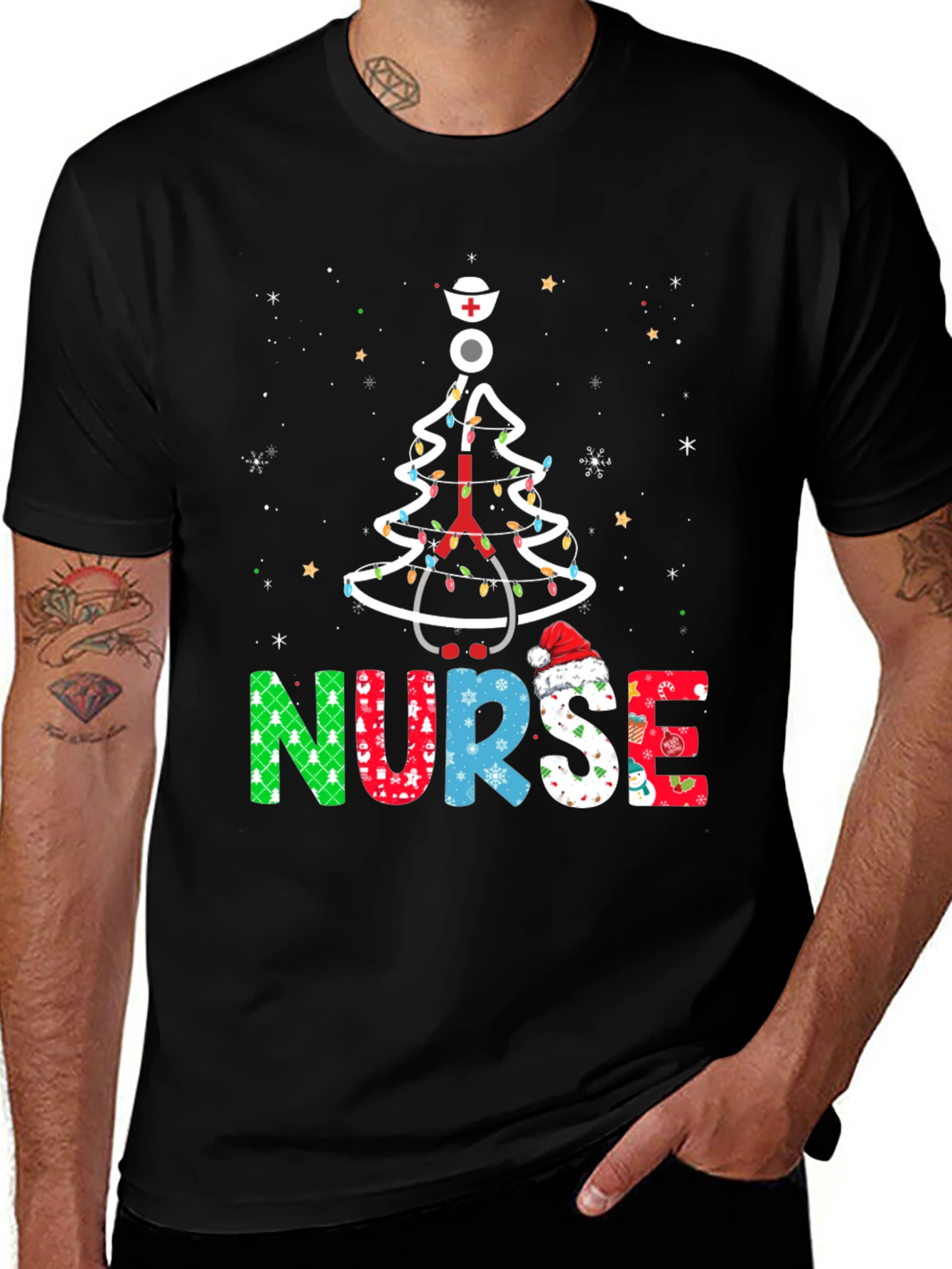 Christmas Nurse T-Shirt Holiday Gift