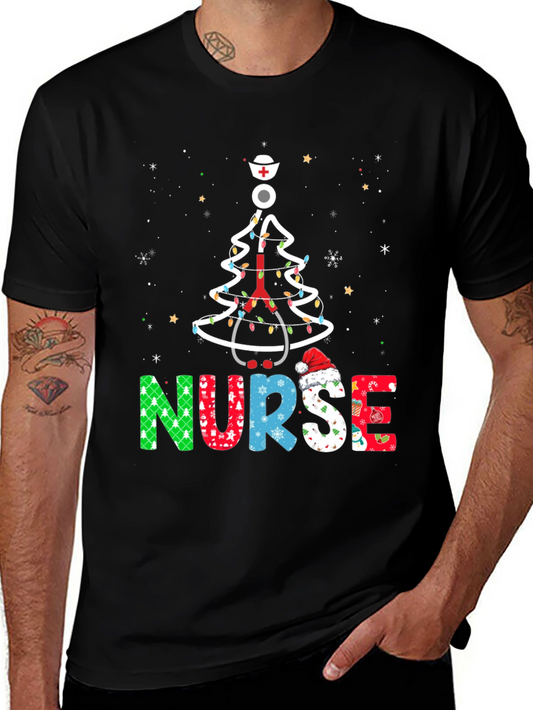Christmas Nurse T-Shirt Holiday Gift
