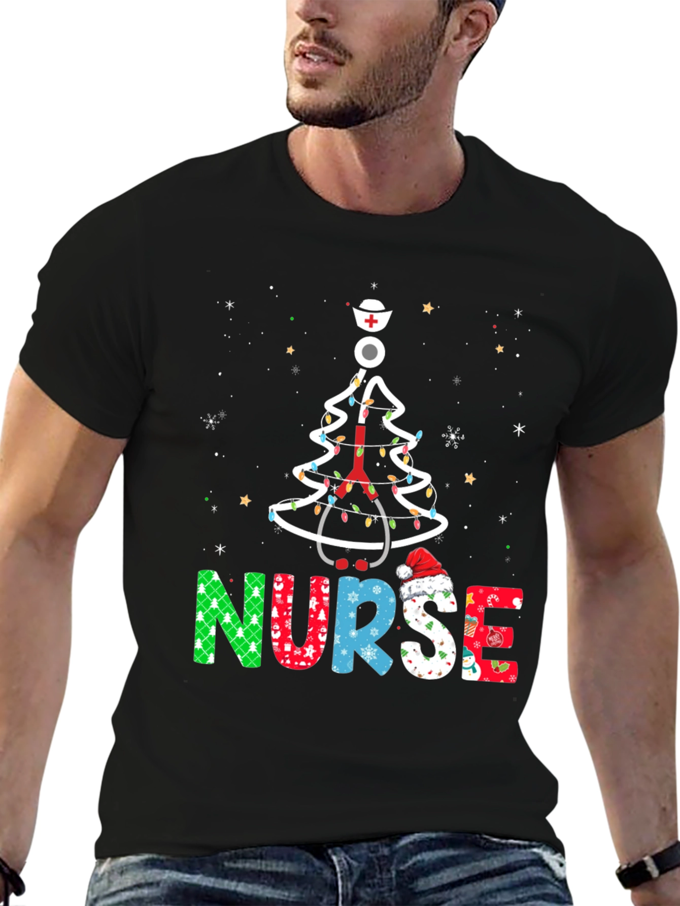 Christmas Nurse T-Shirt Holiday Gift