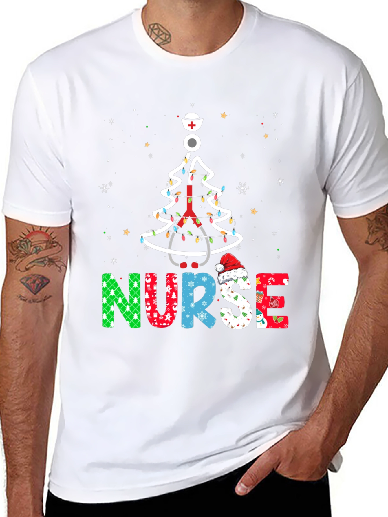 Christmas Nurse T-Shirt Holiday Gift