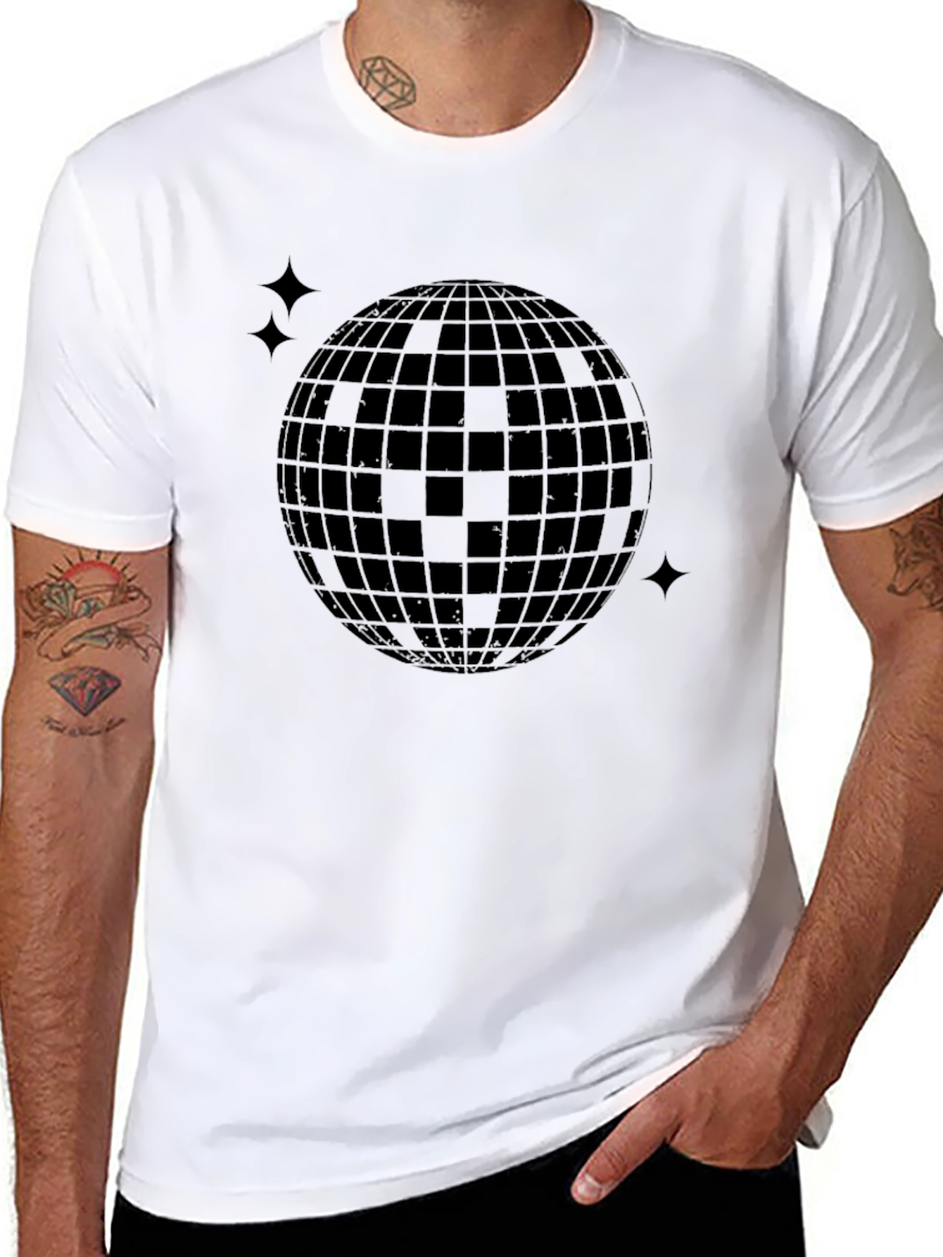 Disco Ball T-Shirt - Retro Party Style