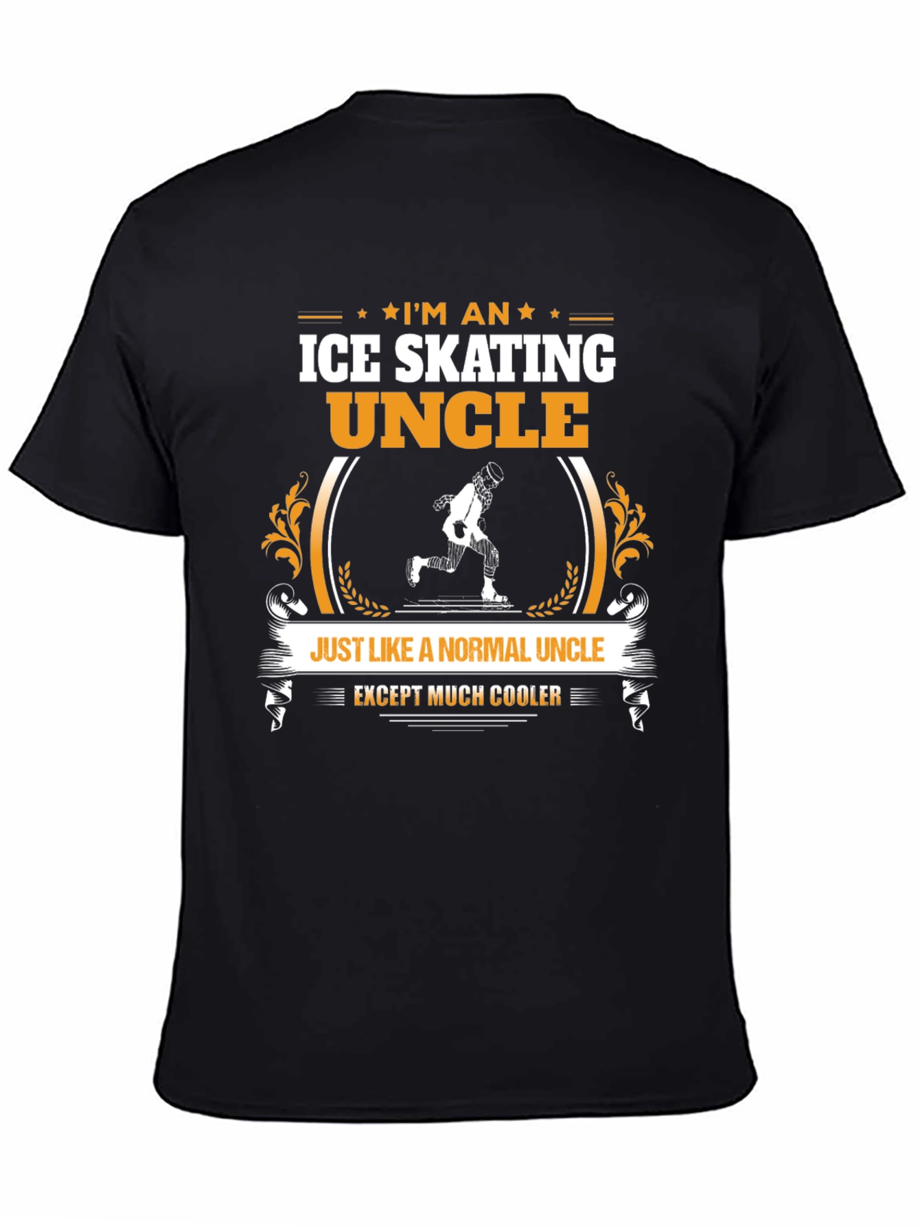 Ice Skating Uncle T-Shirt - Cool Uncle Gift