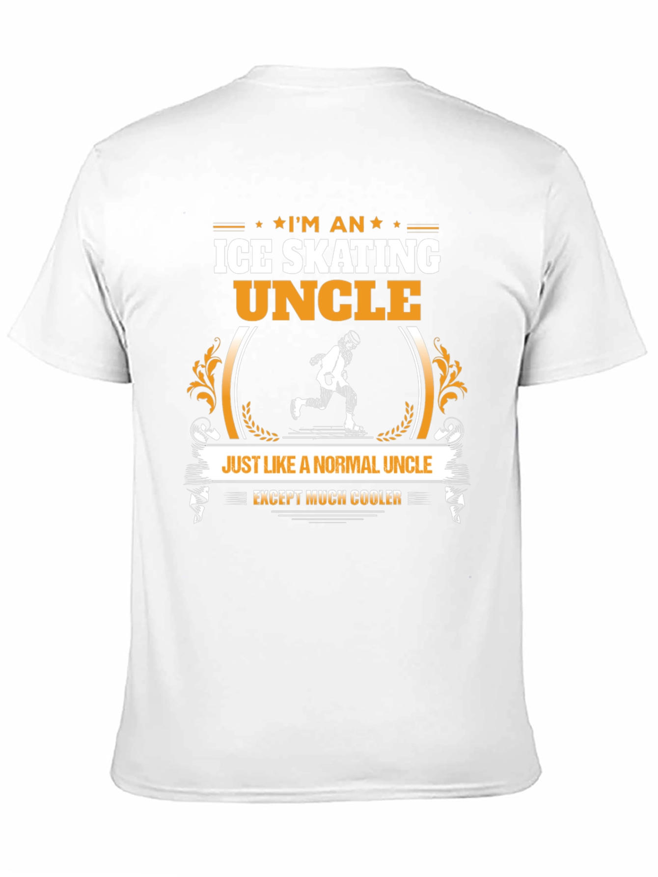 Ice Skating Uncle T-Shirt - Cool Uncle Gift