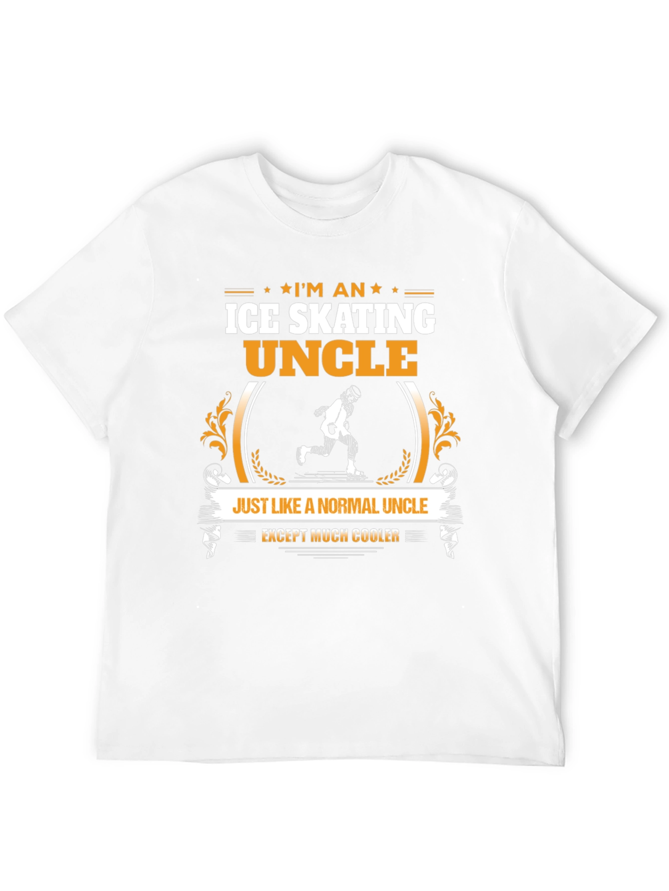 Ice Skating Uncle T-Shirt - Cool Uncle Gift