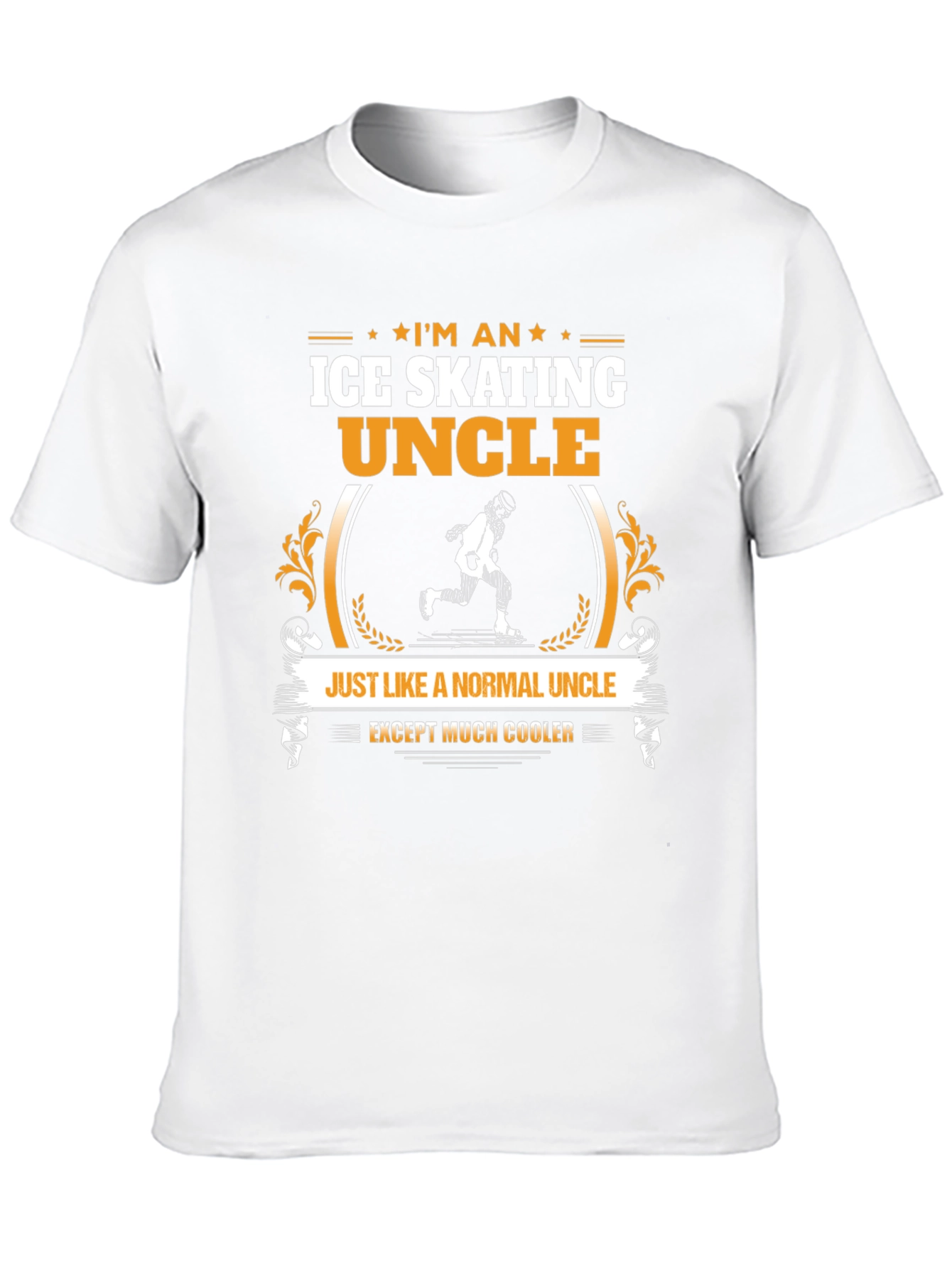 Ice Skating Uncle T-Shirt - Cool Uncle Gift