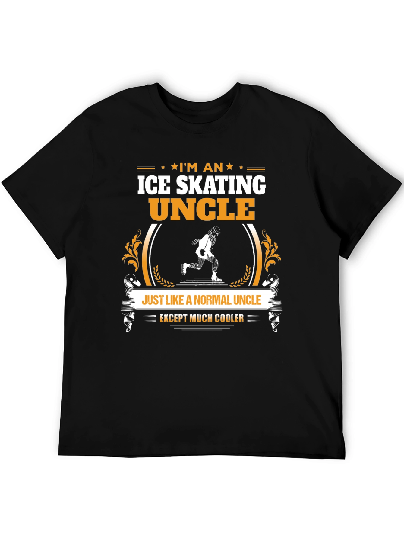 Ice Skating Uncle T-Shirt - Cool Uncle Gift