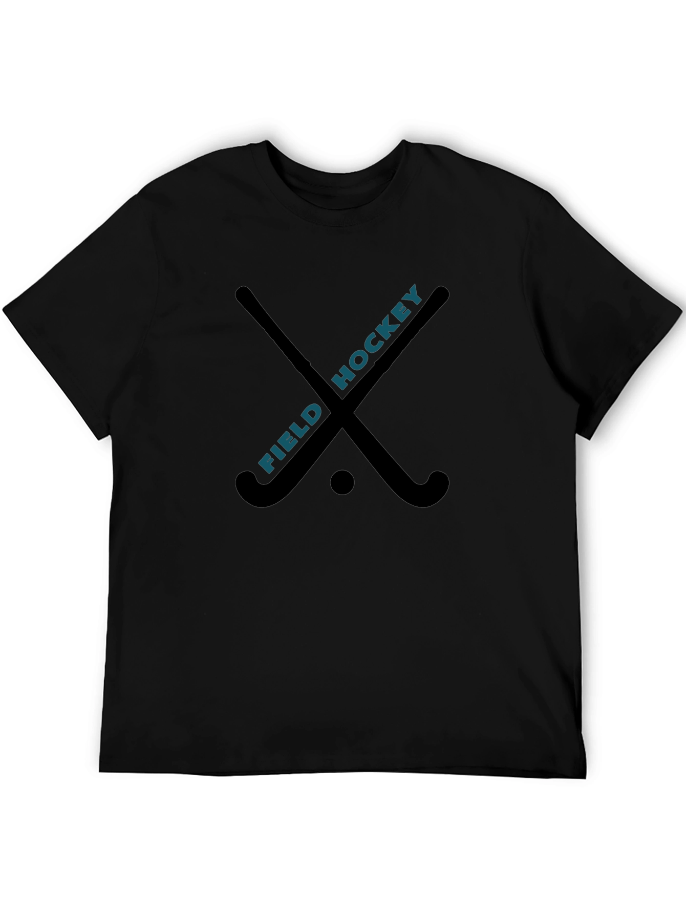 Field Hockey T-Shirt - Black Cotton Tee