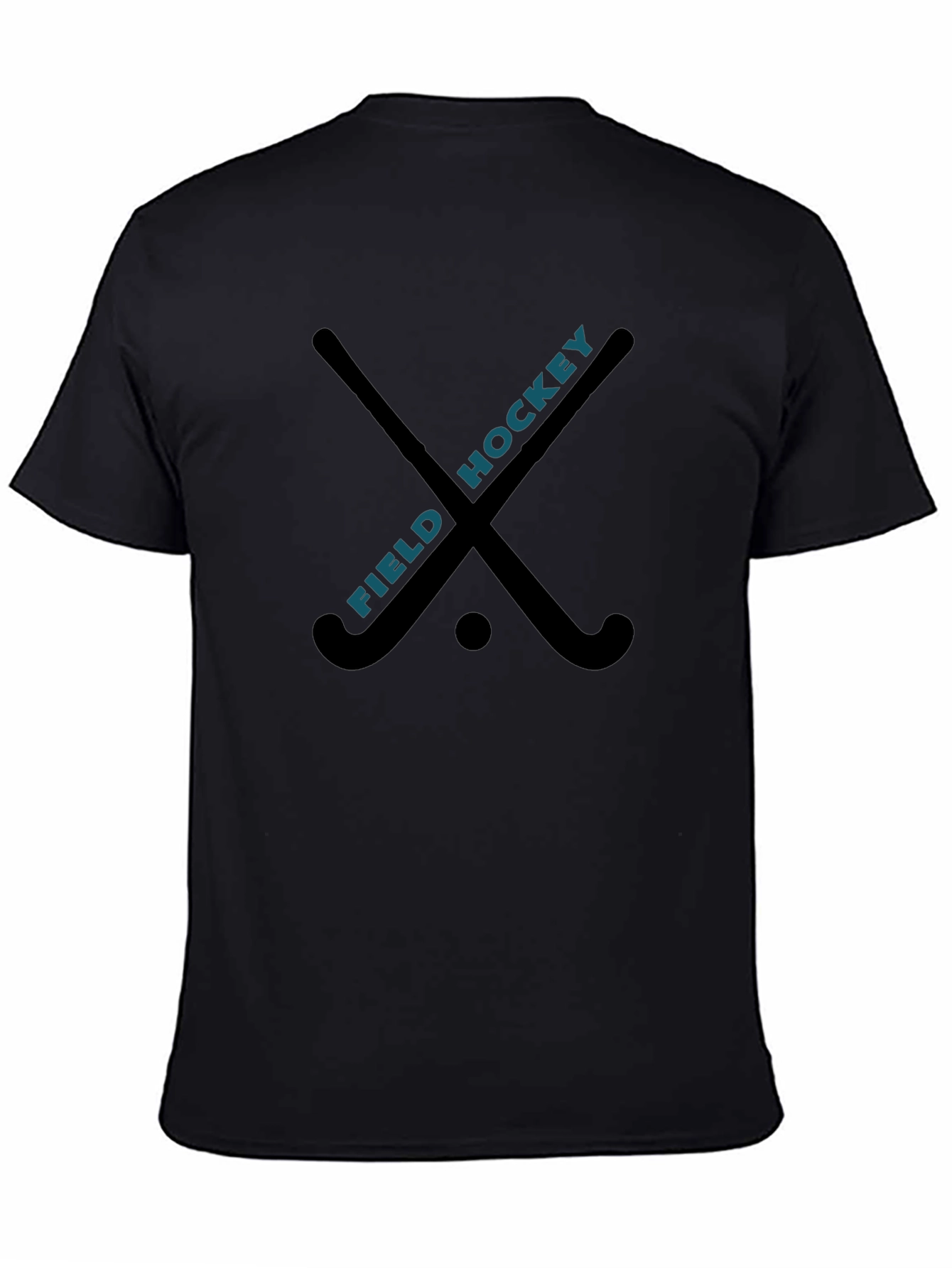 Field Hockey T-Shirt - Black Cotton Tee