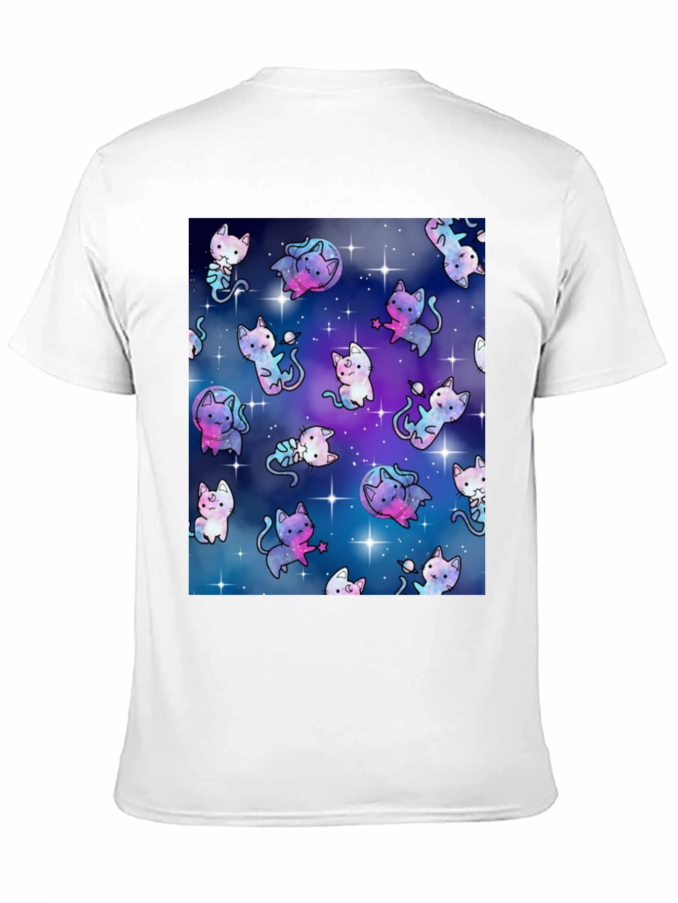 Cosmic Cat T-Shirt - Galaxy Kitten Design