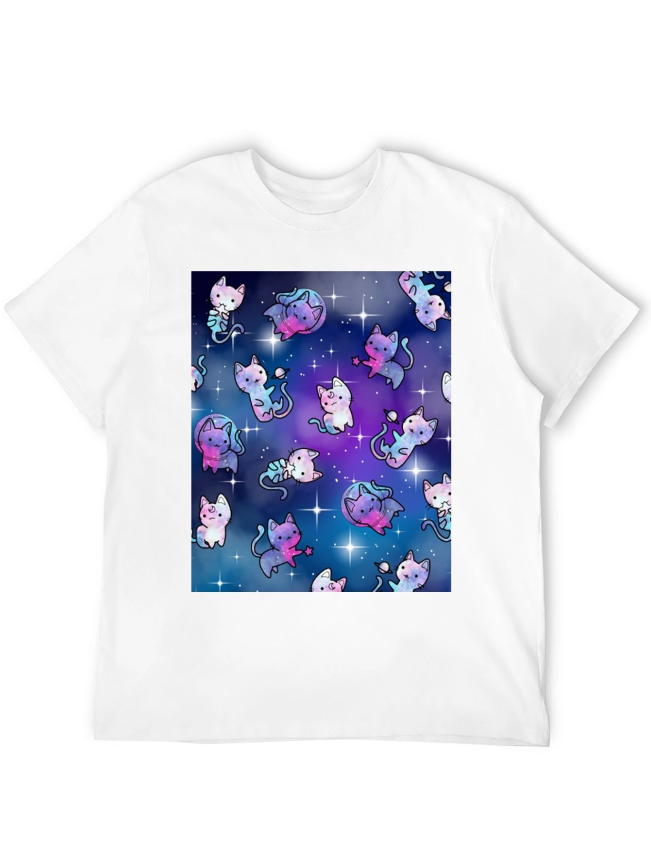 Cosmic Cat T-Shirt - Galaxy Kitten Design